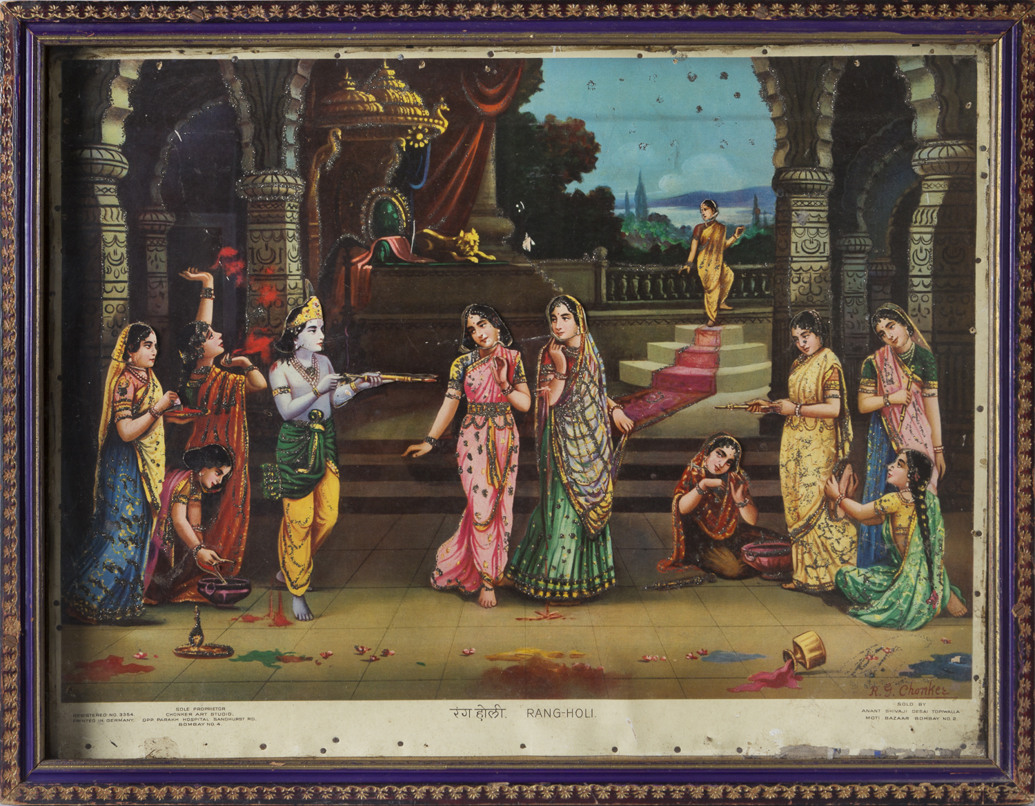 Semi-Automated Portable Display Unit Depicting 'Rang Holi'